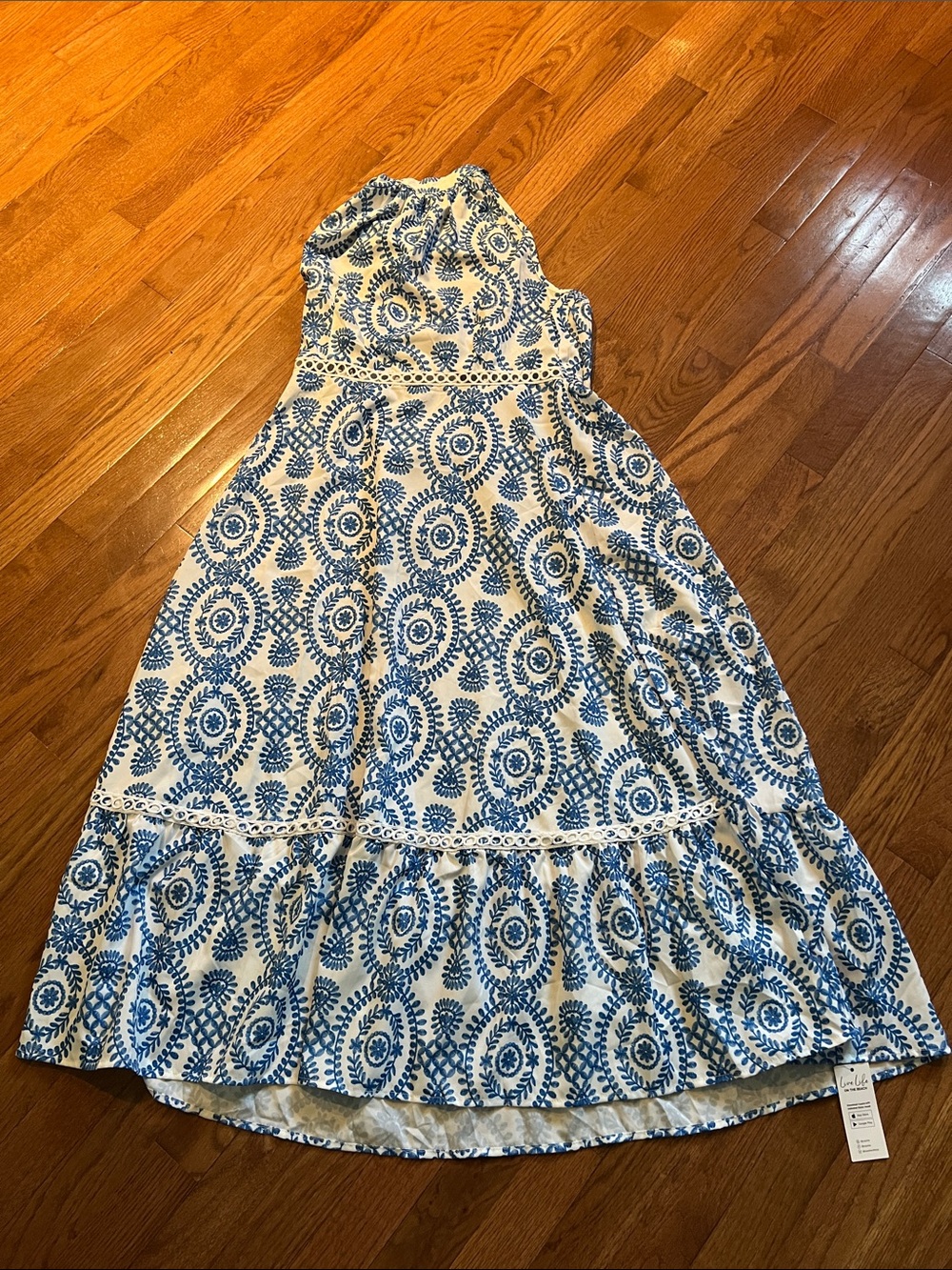 CUPSHE halter top dress large NWT